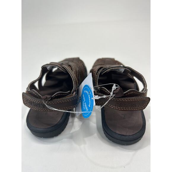 Carter's Vasco Brown Sandals Size 7 - Picture 3 of 4